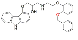 Carvedilol O-Desmethyl O-Benzyl Impurity