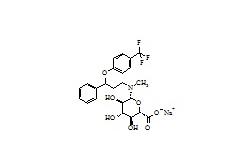 Fluoxetine N-Glucuronide Sodium Salt (Mixture of Diastereomers)
