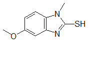 Omeprazole N1-Methyl 5-Methoxy Thiol Impurity