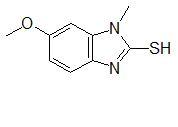 Omeprazole N1-Methyl 6-Methoxy Thiol Impurity