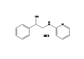 1-phenyl-2-(pyridin-2-ylamino)ethanol hydrochloride