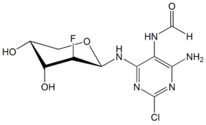 Clofarabine beta-Pyranosyl Formamide Impurity